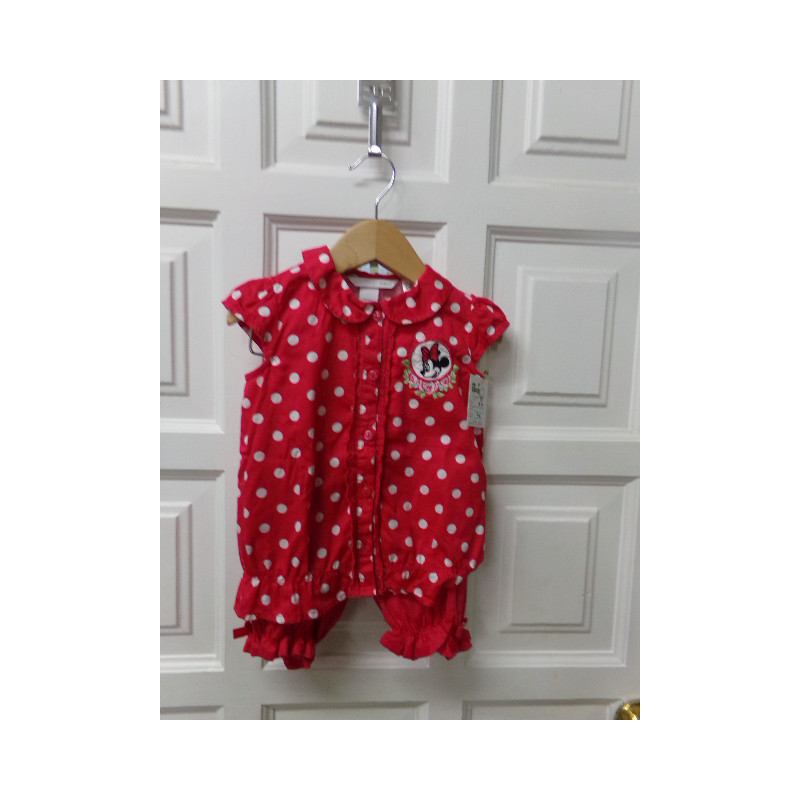 Conjunto Minnie talla 12-18 meses. Segunda mano