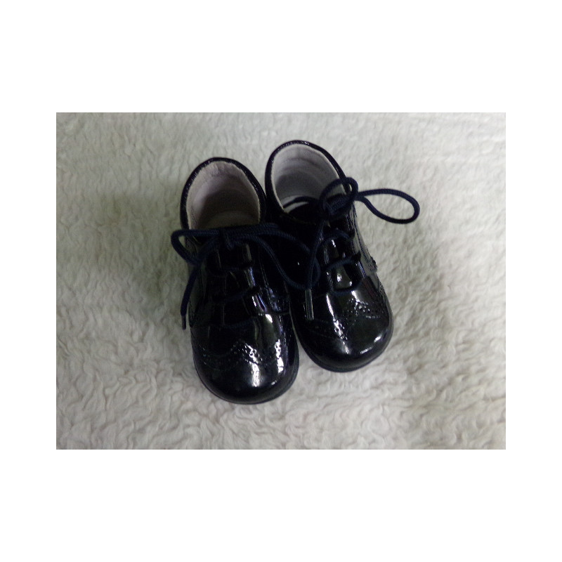 Botita azul Pisotones. N 18. Segunda mano