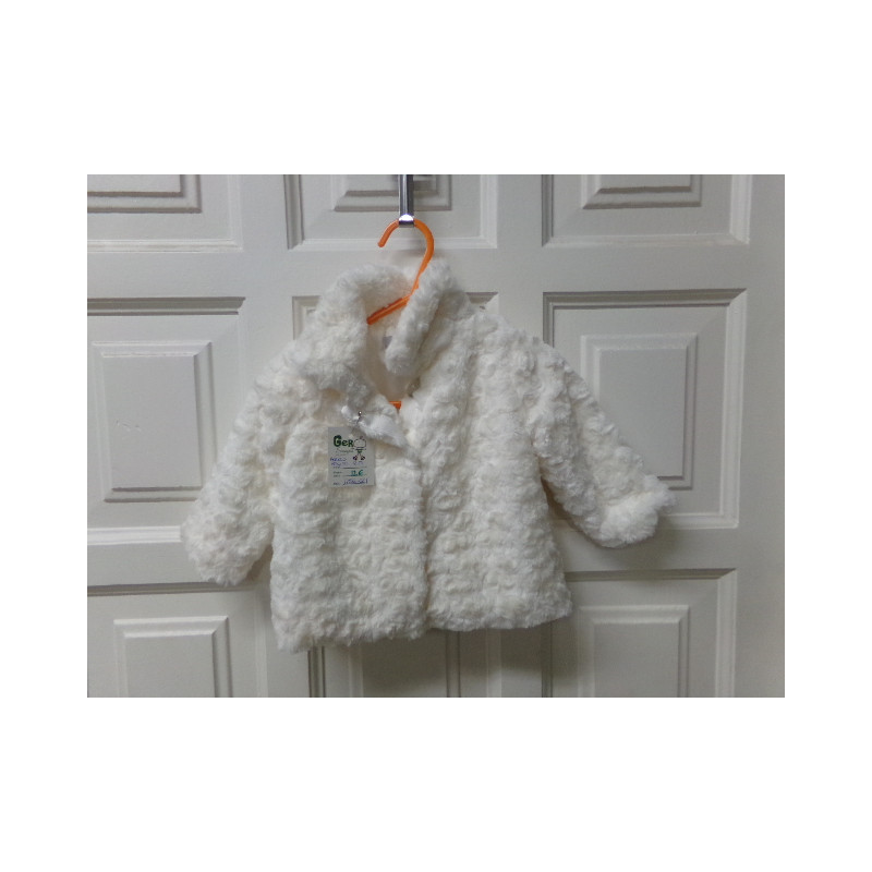 Abrigo pelito talla 12 meses. Segunda mano