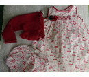 Vestido, bragola y chaqueta Pili carrera talla 12 meses. Segunda mano