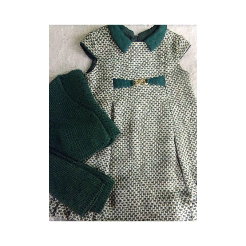 Vestido Sanmar con chaqueta condor talla 3 años. Segunda mano