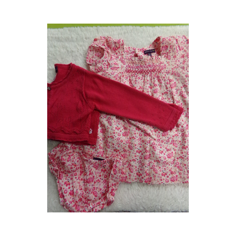 Vestido con bragola y chaqueta Sergent Major talla 9 meses. Segunda mano