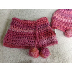 Gorro cuello de lana talla 8-10 años. Segunda mano