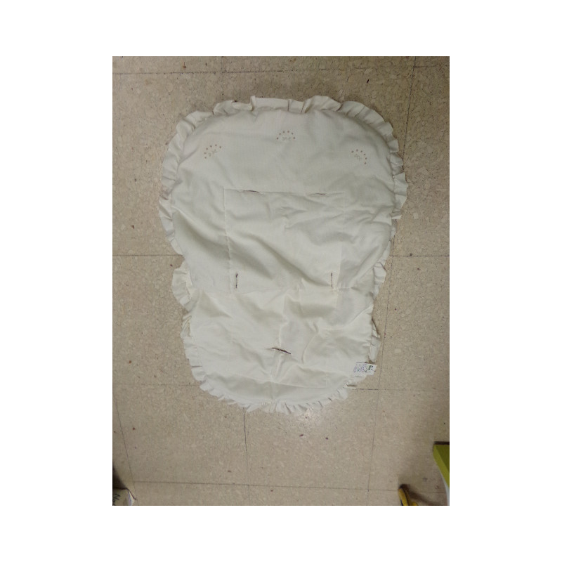 Funda silla de paseo de piqué beig. Segunda mano