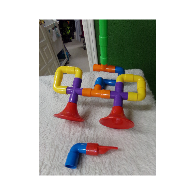 Saxo/flauta. construcciones encajables. Segunda mano