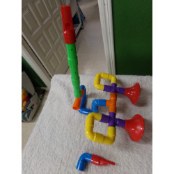 Saxo/flauta. construcciones encajables. Segunda mano