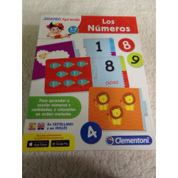 Aprendo los numeros. en inglés y castellano. Clementoni. Segunda mano