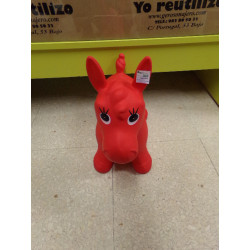 Relax Days saltador hinchable caballito rojo. Segunda mano