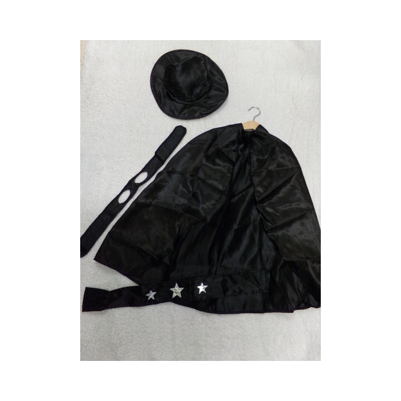 Disfraz El Zorro talla 5-7 años. Segunda mano