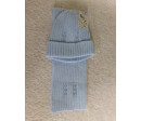 Gorro con bufanda talla 6-9 meses. Segunda mano