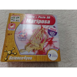 Maqueta mariposa y libro. A estrenar
