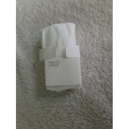 Leotardo blanco talla 1-2 años. Sin uso