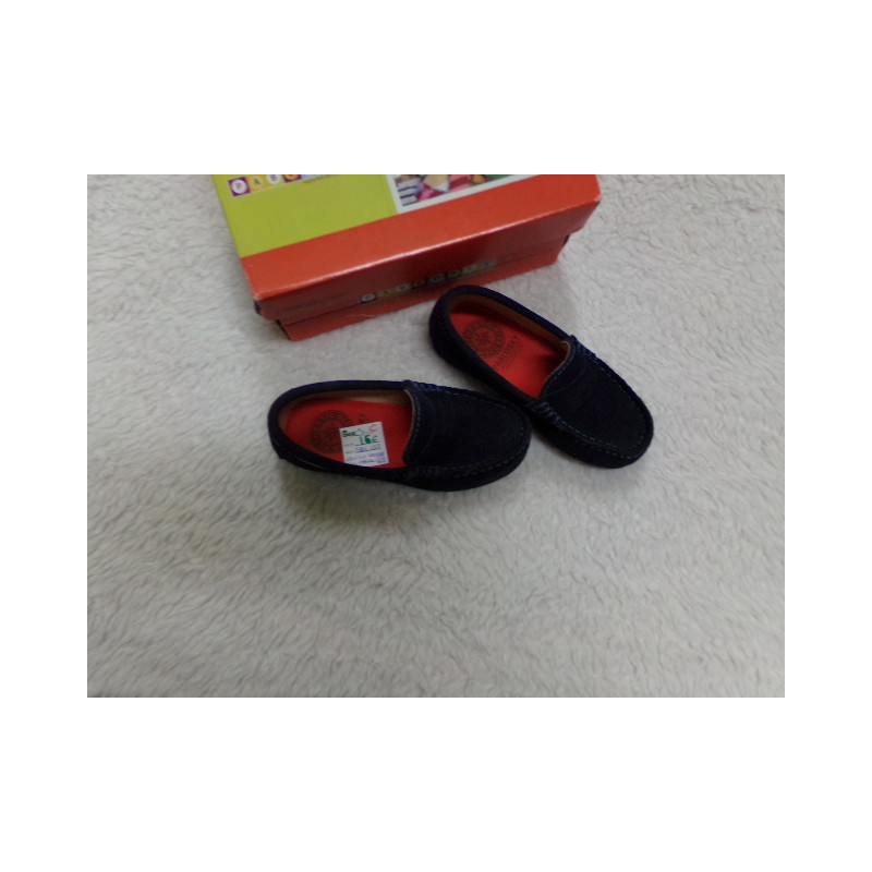 Nautico serraje en azul marino N 25. Pablosky. Segunda mano