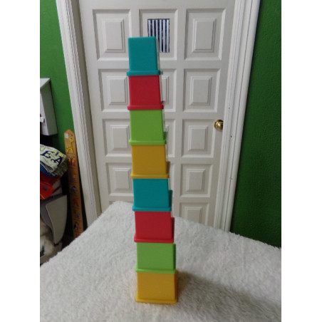 Cubos encajables. Segunda mano