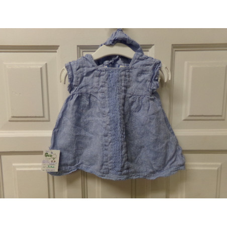 Vestido con bragola . Talla 3-6 meses. Sergunda mano