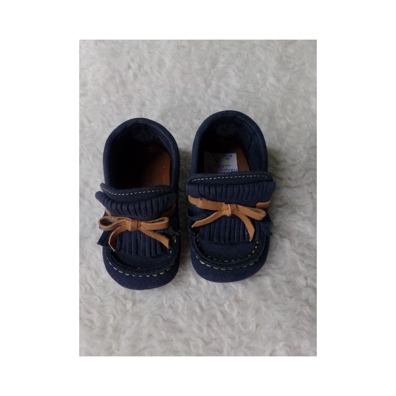 Mocasin azul N 17. Segunda mano
