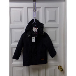 Trenca de paño color gris talla 3 año. segunda mano