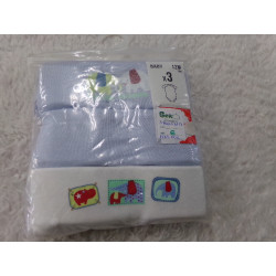 Pack 3 bodys e manga corta talla 12 meses. A estrenar