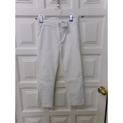 Pantalon de vestir talla 7-8 años blanco. Segunda mano