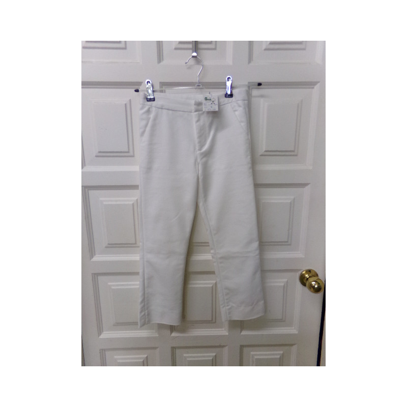 Pantalon de vestir talla 7-8 años blanco. Segunda mano