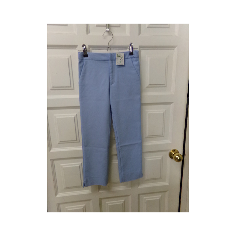 Pantalon de vestir talla 7-8 años azul. Segunda mano