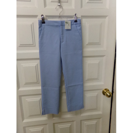 Pantalon de vestir talla 7-8 años azul. Segunda mano