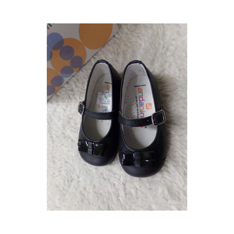 Merceditas azul marino N 21. Andanines. Segunda mano