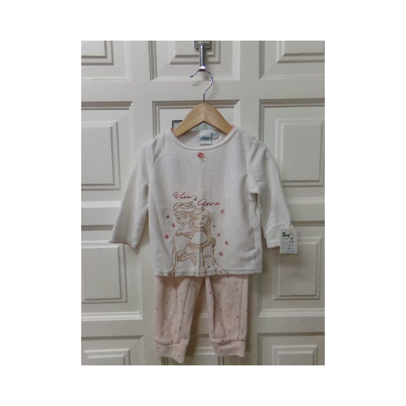 Pijama Elsa y Anna talla 24 meses. Segunda mano