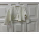 chaqueta blanca talla 12 meses. Segunda mano