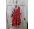 Vestido Flamenca talla 6-8 años. Segunda mano