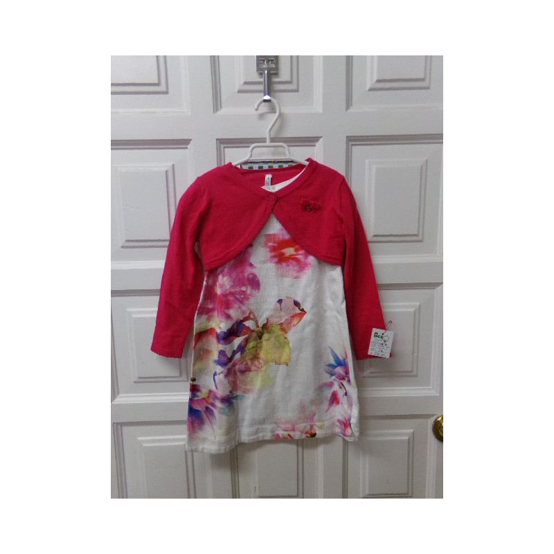 Vestido Zara y chaqueta Mayoral talla 5 años. Segunda mano