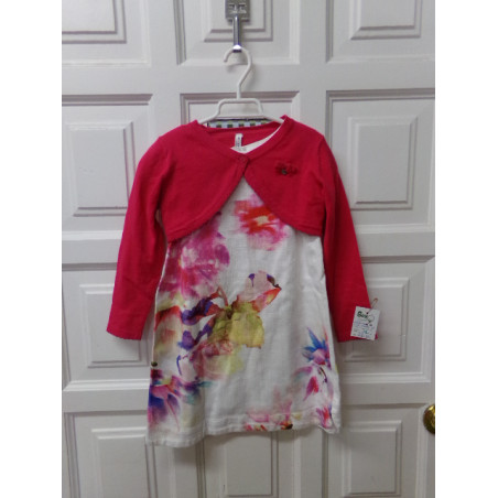 Vestido Zara y chaqueta Mayoral talla 5 años. Segunda mano