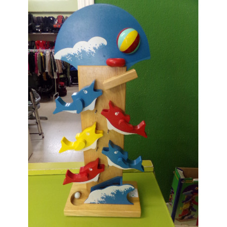 Juego de canicas. Delfines. Segunda mano