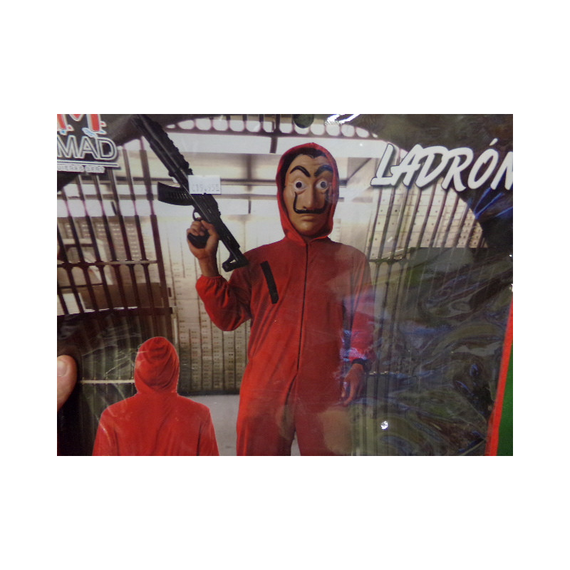 Disfraz Casa de Papel Talla 10-13 años. Segunda mano