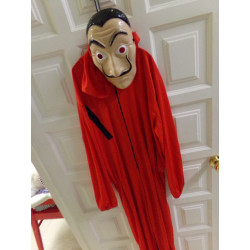 Disfraz Casa de Papel Talla 10-13 años. Segunda mano