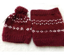 Gorro y cuello de lanita talla 8 años. Segunda mano