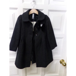 Abrigo gris marengo. Talla 3 años. Mayoral. A estrenar