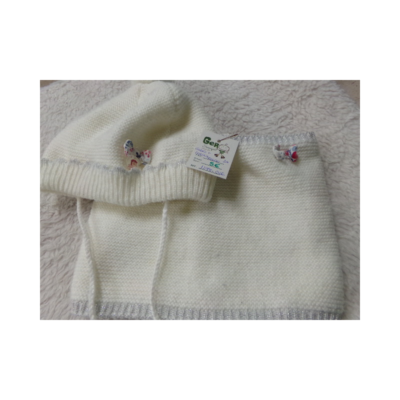 Gorro y cuello talla 2 años. Segunda mano