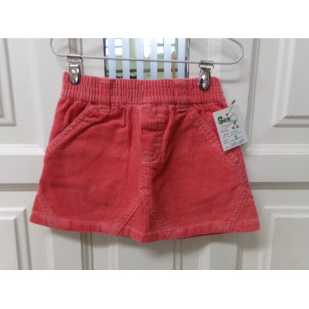 Falda coral talla 2 años. Segunda mano
