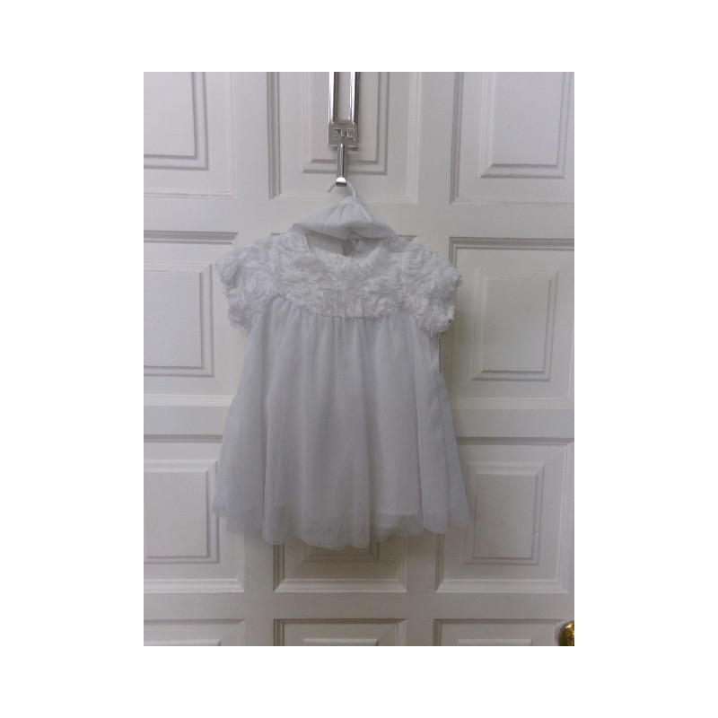 Vestido con bragola de tull talla 12 meses. Segunda mano