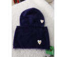 Conjunto de cuello con gorro talla 2 años. Segunda mano