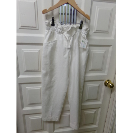 Pantalon de lino Zara talla 11-12 años. Segunda mano