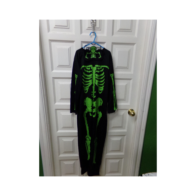 Disfraz esqueleto talla 10-12 años. Segunda mano