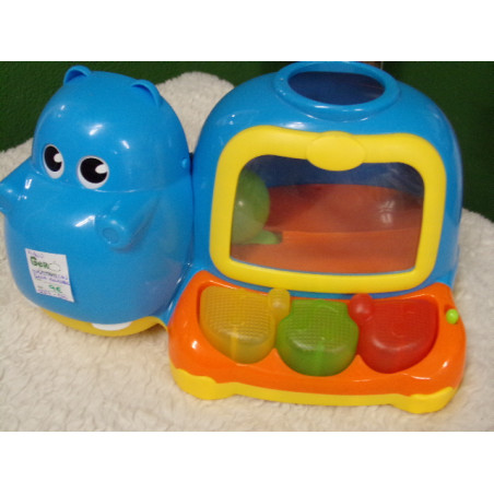 Hipopótamo bola encajable. Piano. Segunda mano