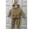 Conjunto invierno Sardon talla 3 meses color camel. Segunda mano