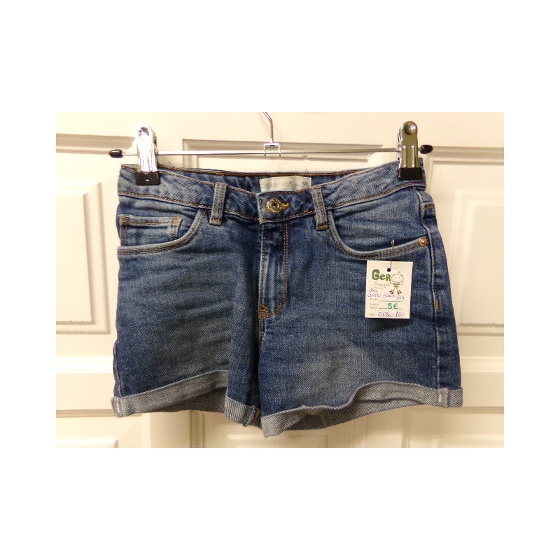 Vaquero corto talla 8 años. Zara. Segunda mano