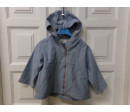 Parka azul Zara talla 3-4 años. Segunda mano