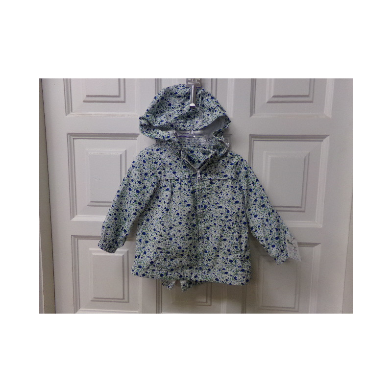 Parka flores talla 3 años. Segunda mano