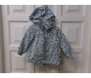 Parka flores talla 3 años. Segunda mano