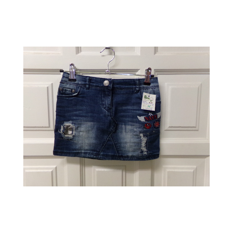 Falda vaquera Orchestra talla 7 años. Segunda mano